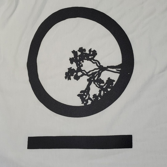 TENTREE medium grey and white long sleeve shirt - Picture 7 of 7